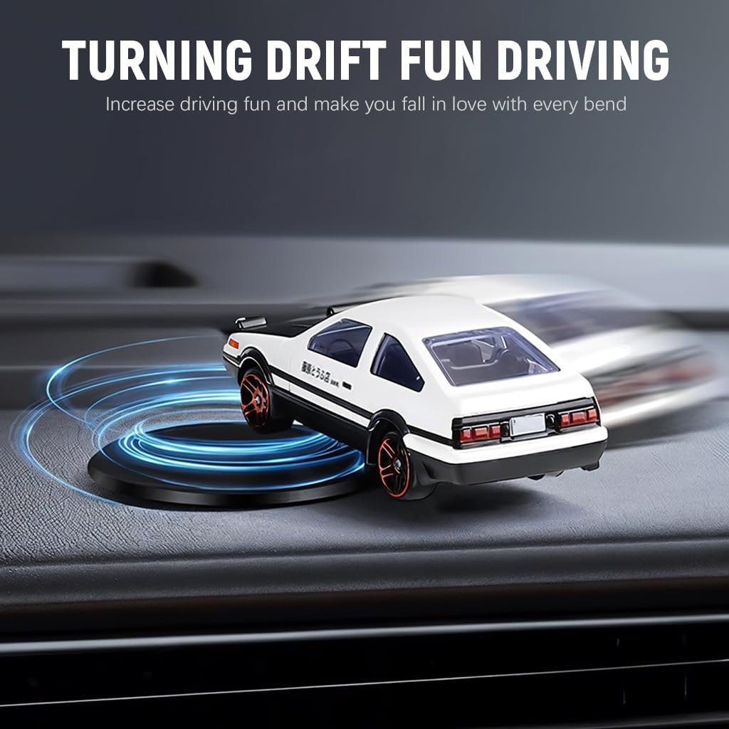 Automatic Drifting Car Dashboard Toy – 360° Rotating Simulation Model