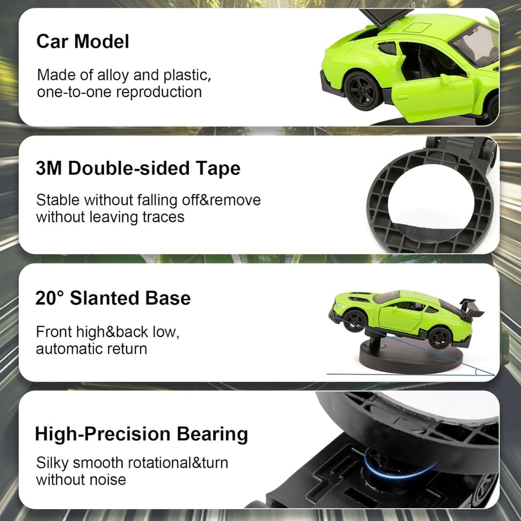 Automatic Drifting Car Dashboard Toy – 360° Rotating Simulation Model